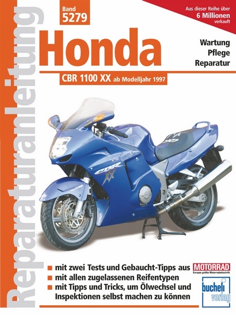 Reparaturanleitung Band 5279_Honda CBR 1100 XX Blackbird_bei Serag AG