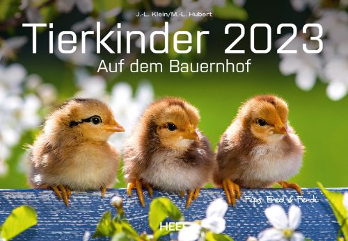 Kalender 2023_Tierkinder auf dem Bauernhof_Heel Verlag_bei Serag AG
