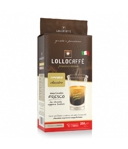 Gemahlener Kaffee Macinato Classico Lollo Caffè 0,25Kg Bei Serag AG