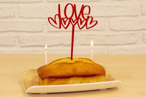 Cake Topper Love Acryl Bei Serag AG