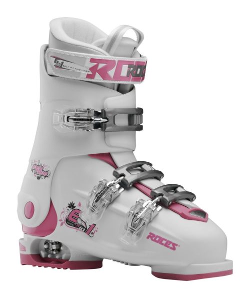 Kinder Skischuhe Roces IDEA FREE Tief Pink Weiss 36 40 Bei Serag AG