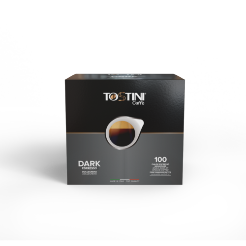100 Pads_Dark_Caffè Tostini_bei Serag AG